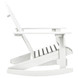 vidaXL Patio Rocking Chair Wood White