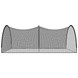 vidaXL Baseball Batting Cage Net Black 236.2"x157.5"x98.4" Polyester