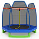 7 Feet Kids Recreational Bounce Jumper Trampoline-Blue - Color: Blue