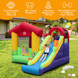 Inflatable Bounce House with Ocean Balls and 735W Air Blower - Color: Multicolor