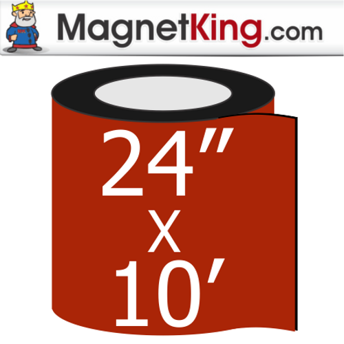 24" x 10' Roll Thick Premium Colors Glossy Magnet