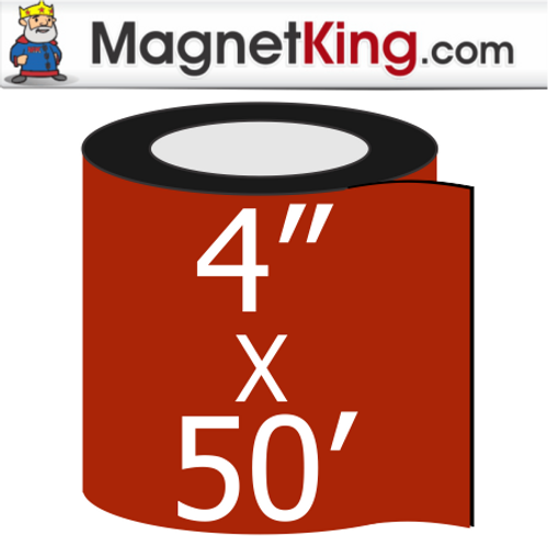 4 in. x 50' Roll Medium Plain Magnet