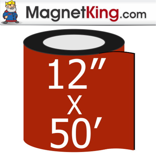 12" x 50' Roll Medium Plain Magnet