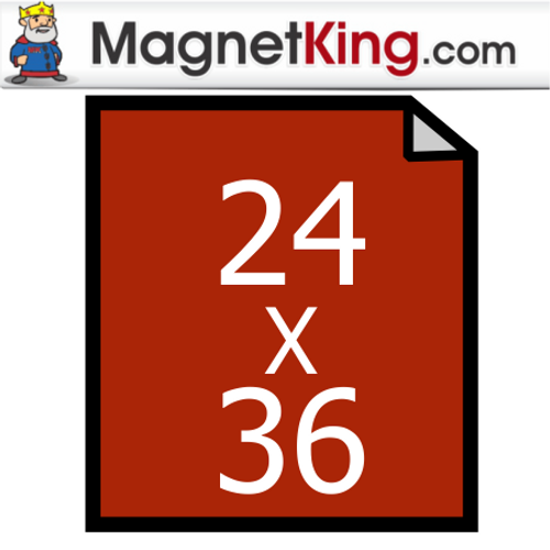 24" x 36" Sheet Medium Plain Magnet Receptive