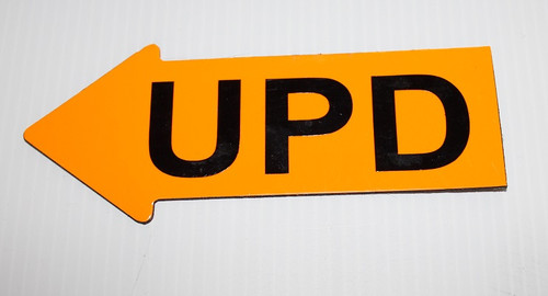 2" x 5" Fluorescent Orange Appraiser Arrows - 24 UPD