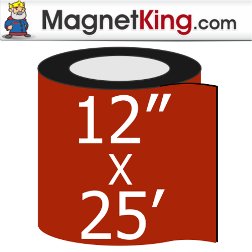 12" x 25' Roll Medium Plain Magnet