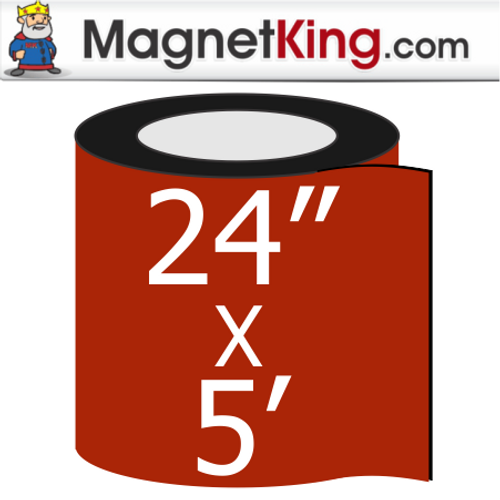 24" x 5' Roll Thick Peel n Stick Outdoor Adhesive Magnet