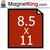8" x 11" Sheet Thick Plain Magnet