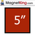 5 in. Square Thick Peel n Stick Adhesive Magnet