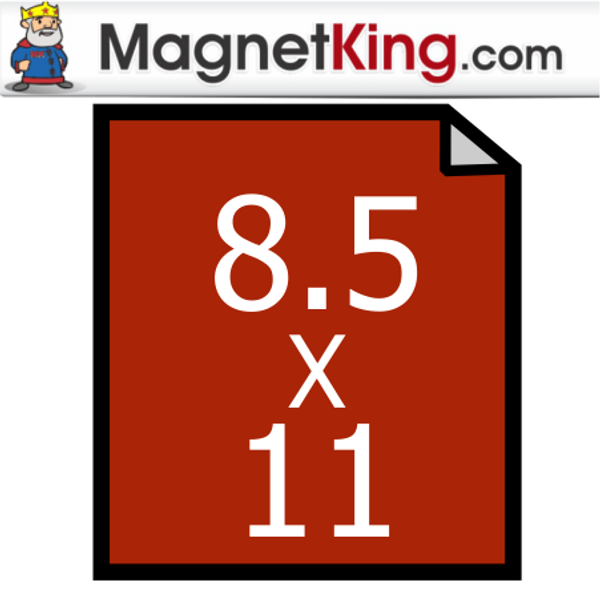 8" x 11" Sheet Medium Premium Colors Glossy Magnet
