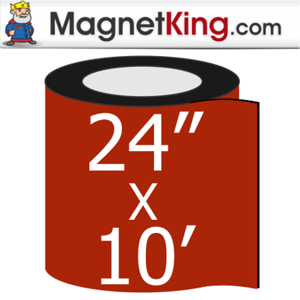 24" x 10' Roll Medium White Magnet Receptive