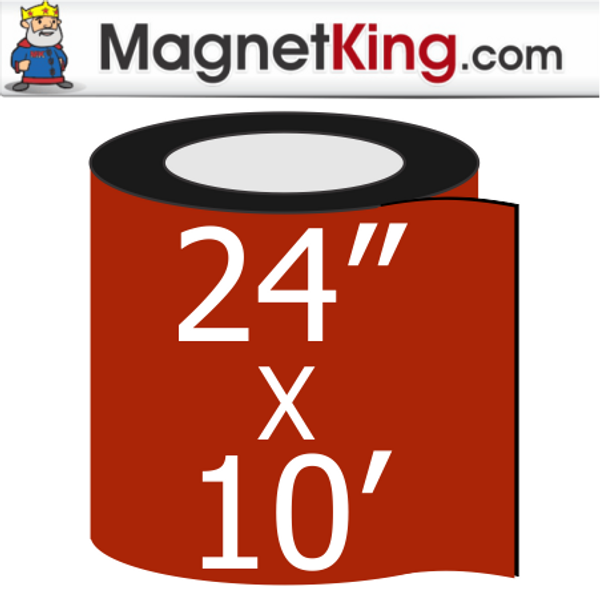 24" x 10' Roll Medium Matte White Magnet