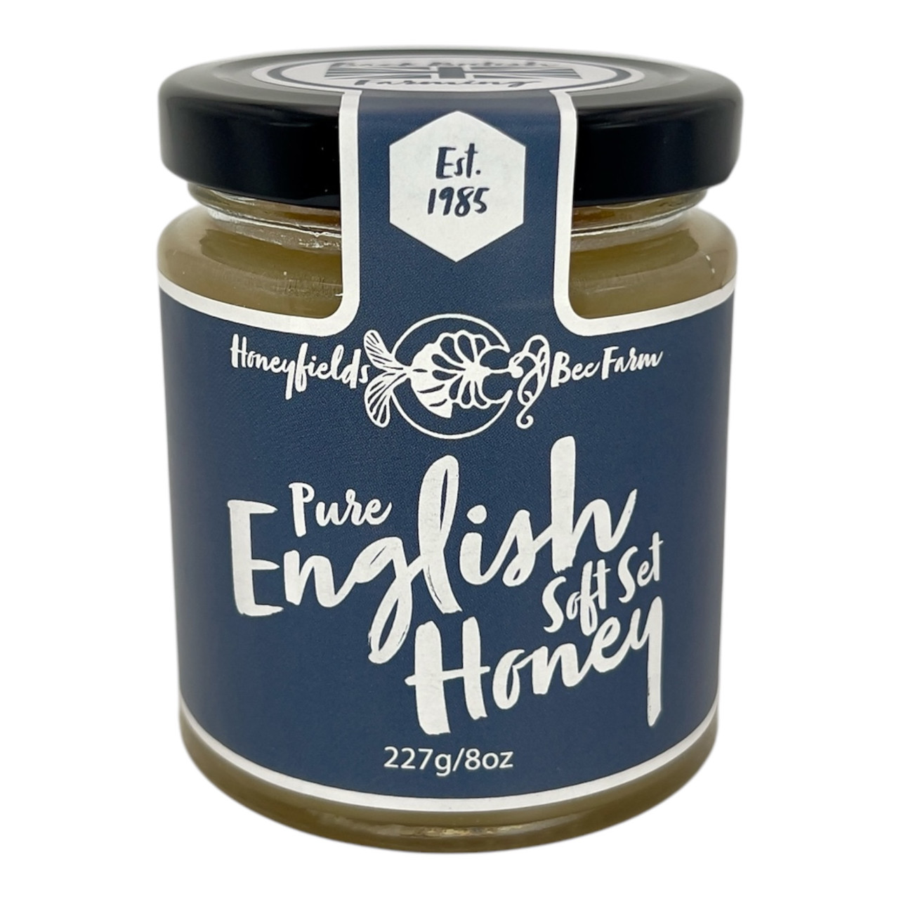 Pure English Soft Set Honey 227g/8oz - Honeyfields Bee Farm
