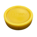 500g British Beeswax Block, white background - Honeyfields Bee Farm
