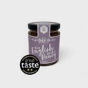 Pure English Heather Honey 227g jar with Great Taste Award logos