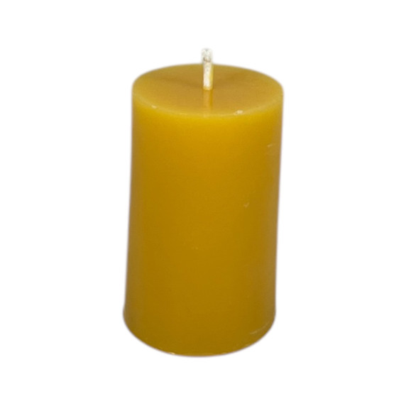 Beeswax Smooth Pillar Candle 7.5 x 4.5 cm - 10 Hour Burn Time Beeswax Smooth Pillar Candle 7.5 x 4.5 cm - 10 Hour Burn Time