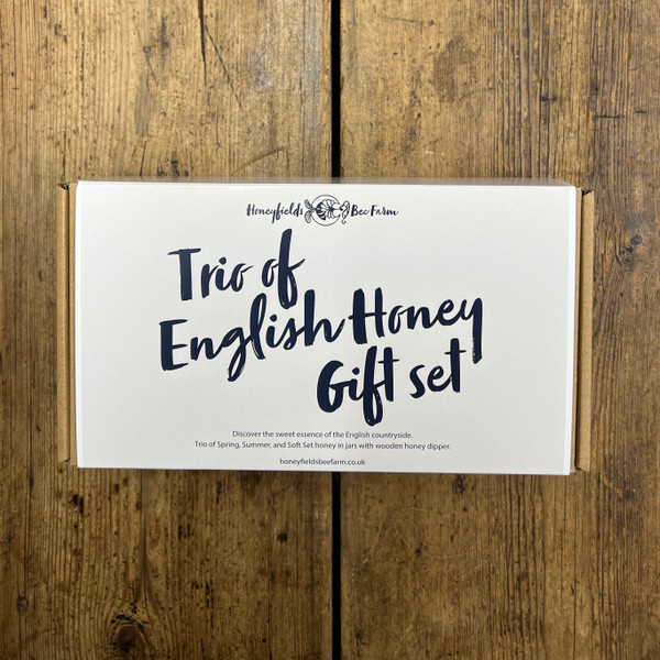 Trio of English Honey Gift Set Box