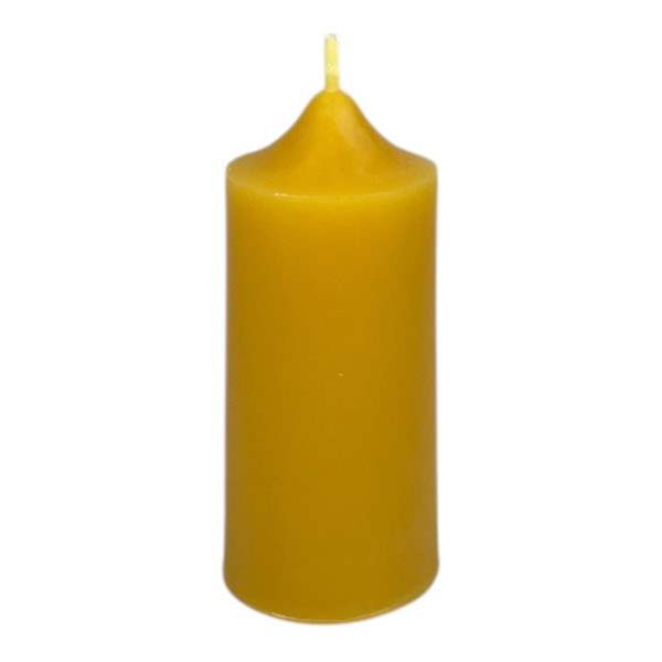 Beeswax Church Candle 10x5cm - 15 Hour Burn Time