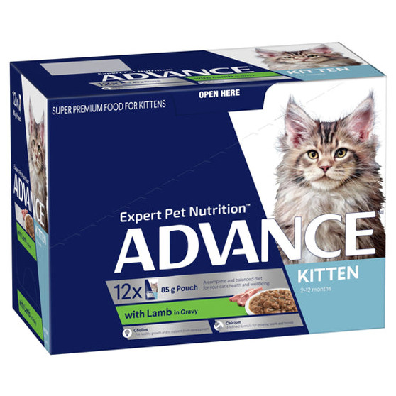 Advance Kitten Lamb & Gravy Pouches (Order Only)