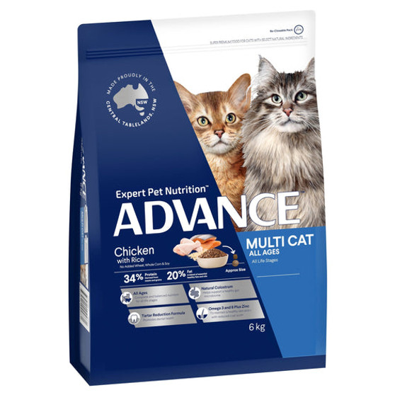 Advance Adult Multi Cat Chicken & Salmon with Rice (Order Only)