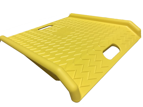 Plastic Curb Ramp 27" x 27" (Yellow)