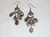 Grey Crystal Chandelier Earrings