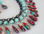 Multi Colour Teardrop Bead Necklace Set