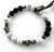 Howlite, Smokey Quartz, Lava Rock and Hematite Bracelet 