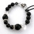 Shungite, Black Agate, Clear Quartz, Lava Rock and Hematite Bracelet