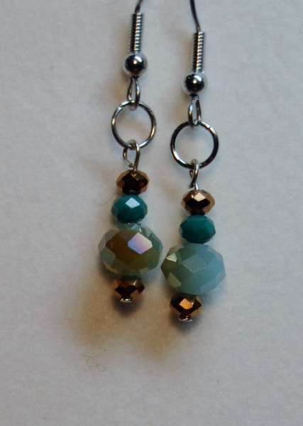 Mini mixed crystals necklace set