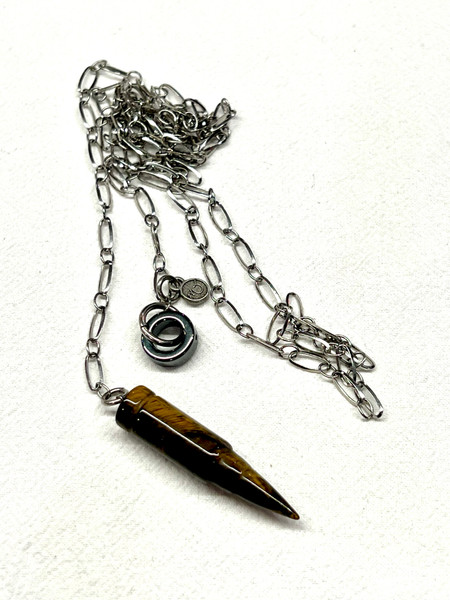 Tiger Eye Pendulum necklace #2