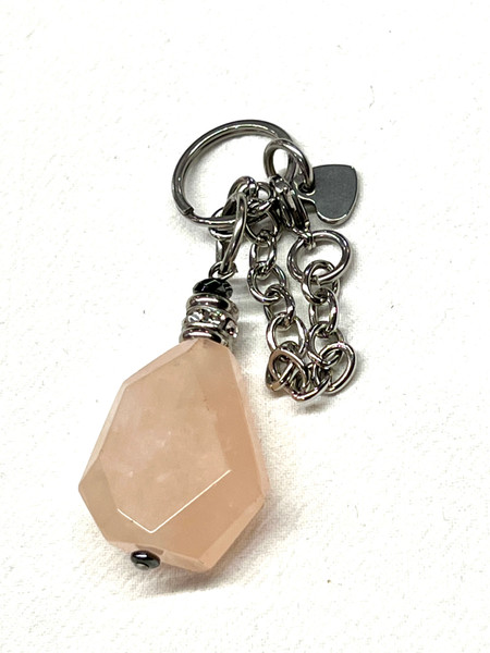 Rose Quartz Purse charm