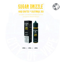 SUGAR DRIZZLE BY CUTTWOOD | 60 ML CINNAMON SUGAR CREAM FLAVOR E-LIQUID NICOTINE LEVEL 0MG 3MG 6MG