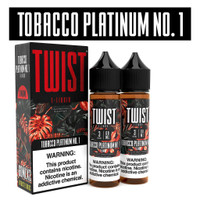 TOBACCO PLATINUM NO.1 BY TWIST E-LIQUIDS | 60 ML X 2