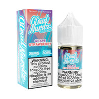  ICED GRAPE STRAWBERRY BY CLOUD NURDZ SALTS | 30 ML SALT NICOTINE