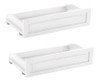 Hollywood White Optional Set of 2 Underbed Storage Drawers
