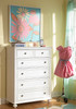 Daphne White Girls Chest of Drawers Room