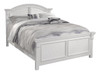 Seabrook Cottage White Queen Panel Bed