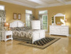 Seabrook Cottage White Queen Panel Bed Room