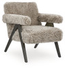 Goda Faux Fur Accent Chair