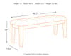 Ralene Counter Height Dining Bench