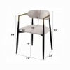 Manufacturer chair dimensions: 23 inches wide, 23 inches deep and 30 inches high.