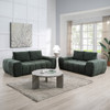 Included Medwin green sofa LV07190 and loveseat LV07191 together. Coffee table, rug, lamps and decor are not included.