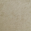 Close-up of the included chair’s beige upholstery texture.