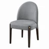 Included gray chenille Clayten DN03941 chair with espresso legs. Four chairs are included in this offer.