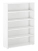 Stella White 5 Shelf Bookcase