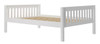 Lingo White Full Size Bottom Bed Only-Slatted Ends