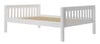 Lingo White Full Size Bottom Bed Only-Slatted Ends