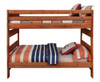 Black Mountain Full over Full Bunk Bed Front View