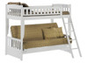 Hollywood White Futon Bunk Bed